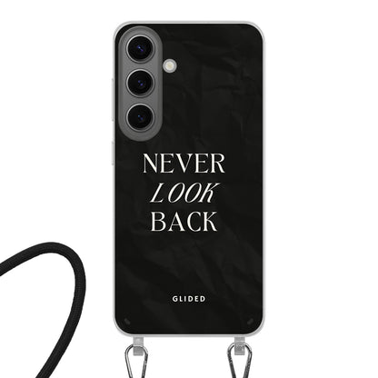 Never Back - Samsung Galaxy S24 Handyhülle Crossbody case mit Band