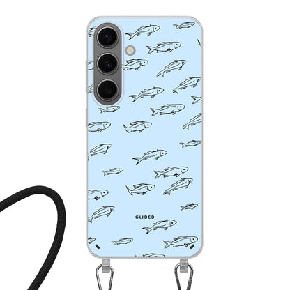 Fishy - Samsung Galaxy S24 Handyhülle Crossbody case mit Band