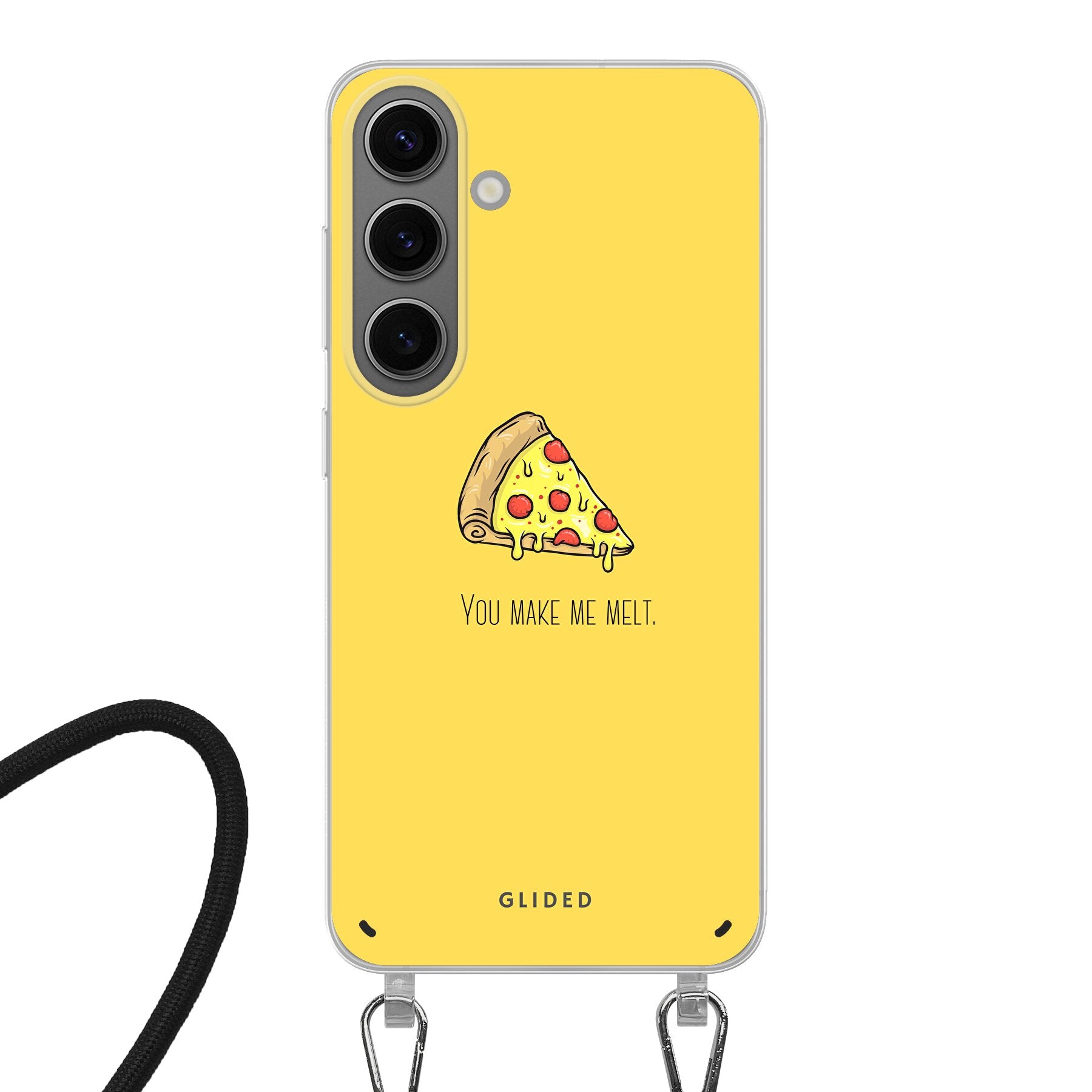 Flirty Pizza - Samsung Galaxy S24 - Crossbody case mit Band