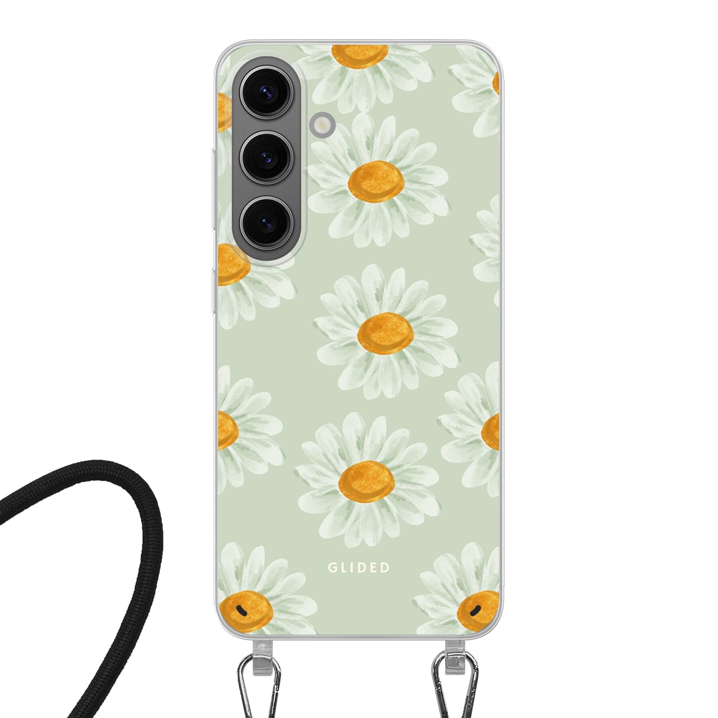 Daisy - Samsung Galaxy S24 Handyhülle Crossbody case mit Band