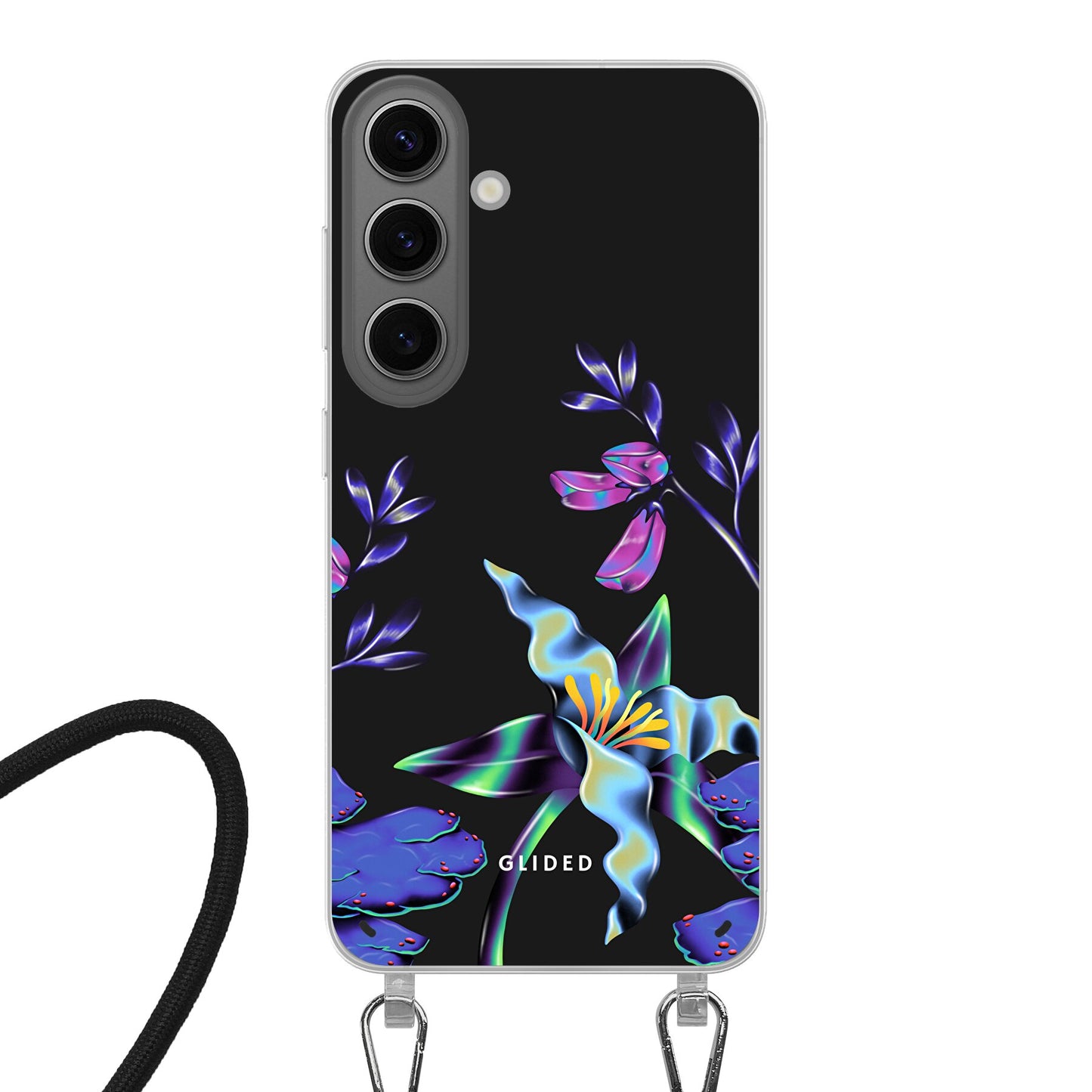 Special Flower - Samsung Galaxy S24 Handyhülle Crossbody case mit Band