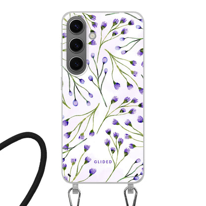 Violet Garden - Samsung Galaxy S24 Handyhülle Crossbody case mit Band