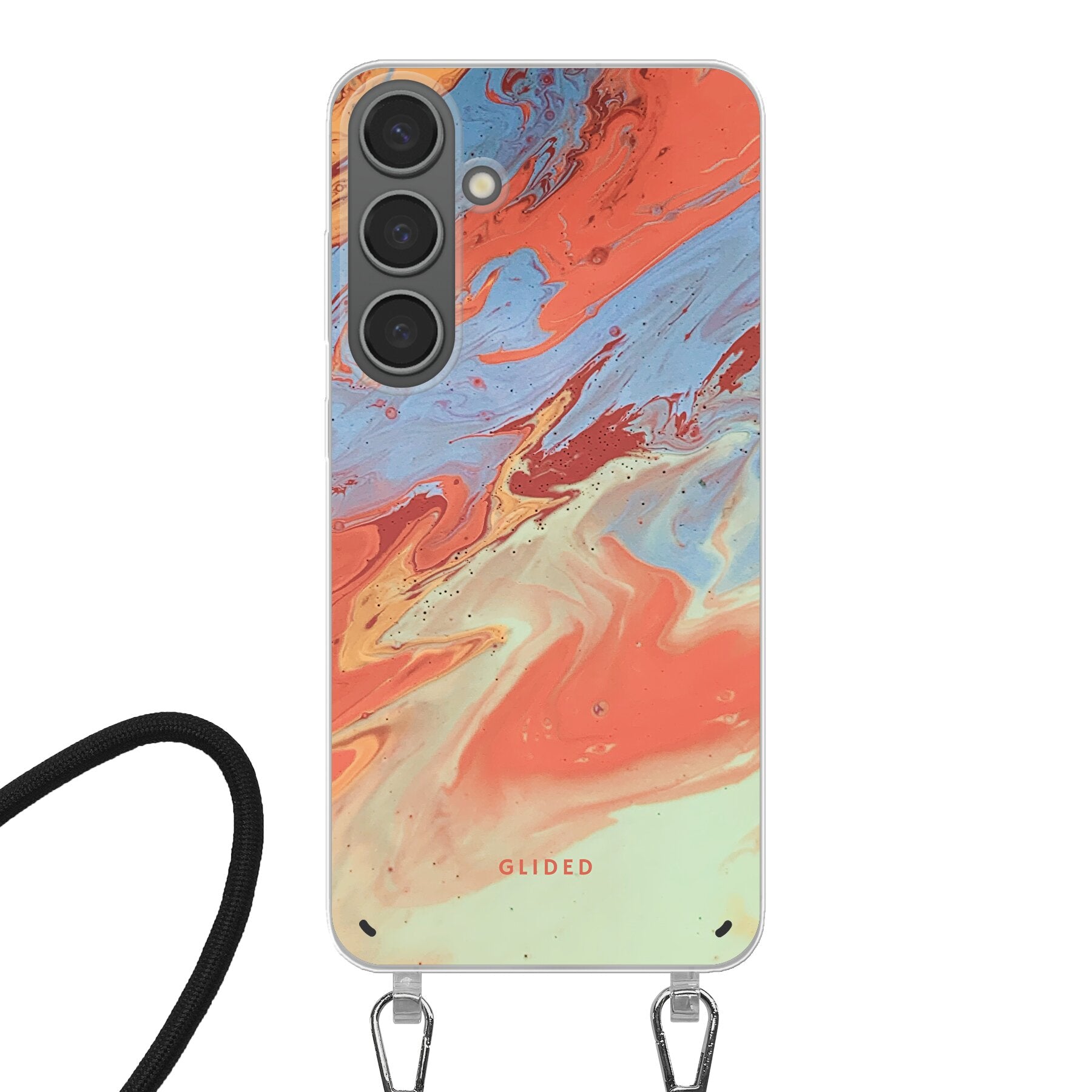 Watercolor - Samsung Galaxy S24 Plus Handyhülle Crossbody case mit Band