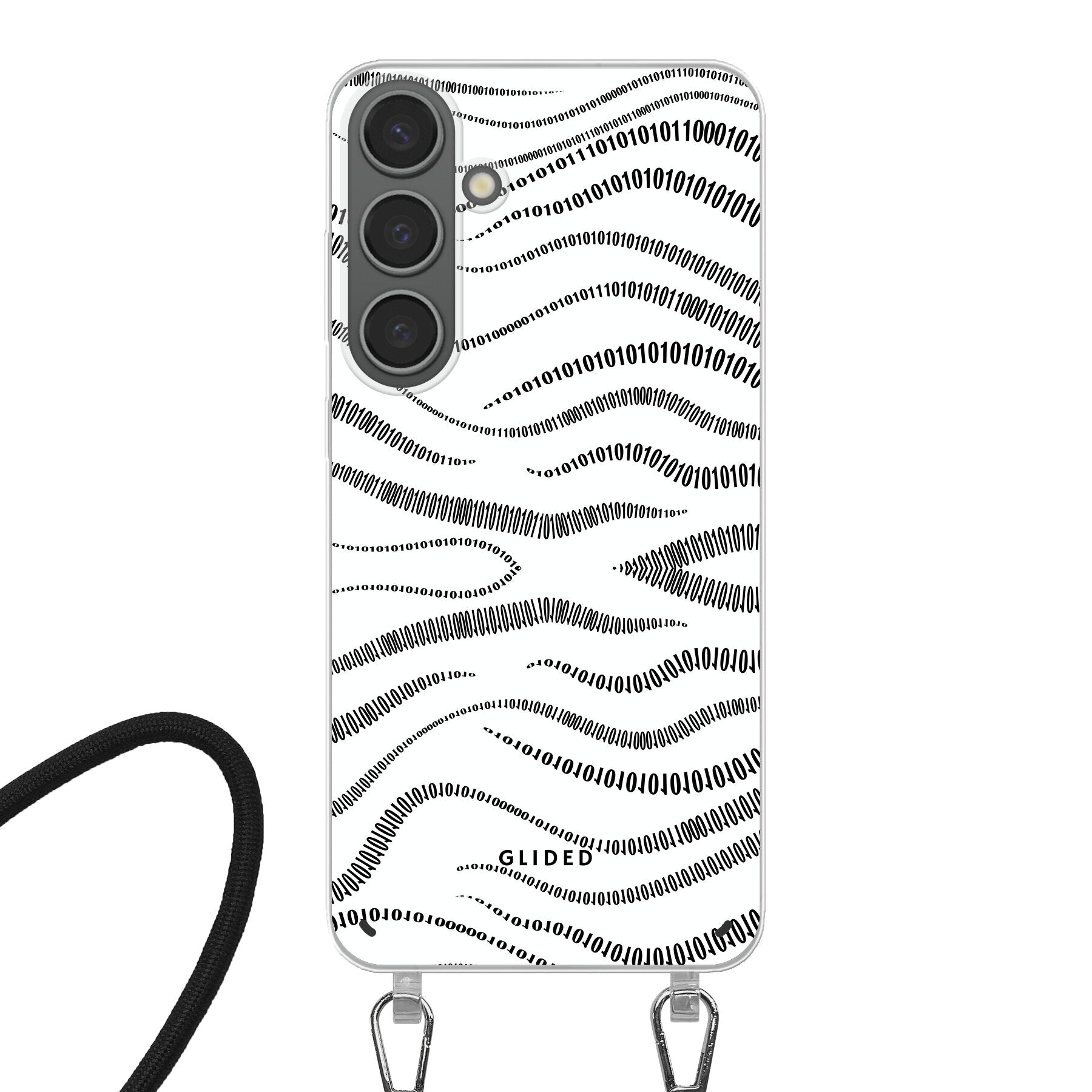 Binary Code - Samsung Galaxy S24 Plus Handyhülle Crossbody case mit Band