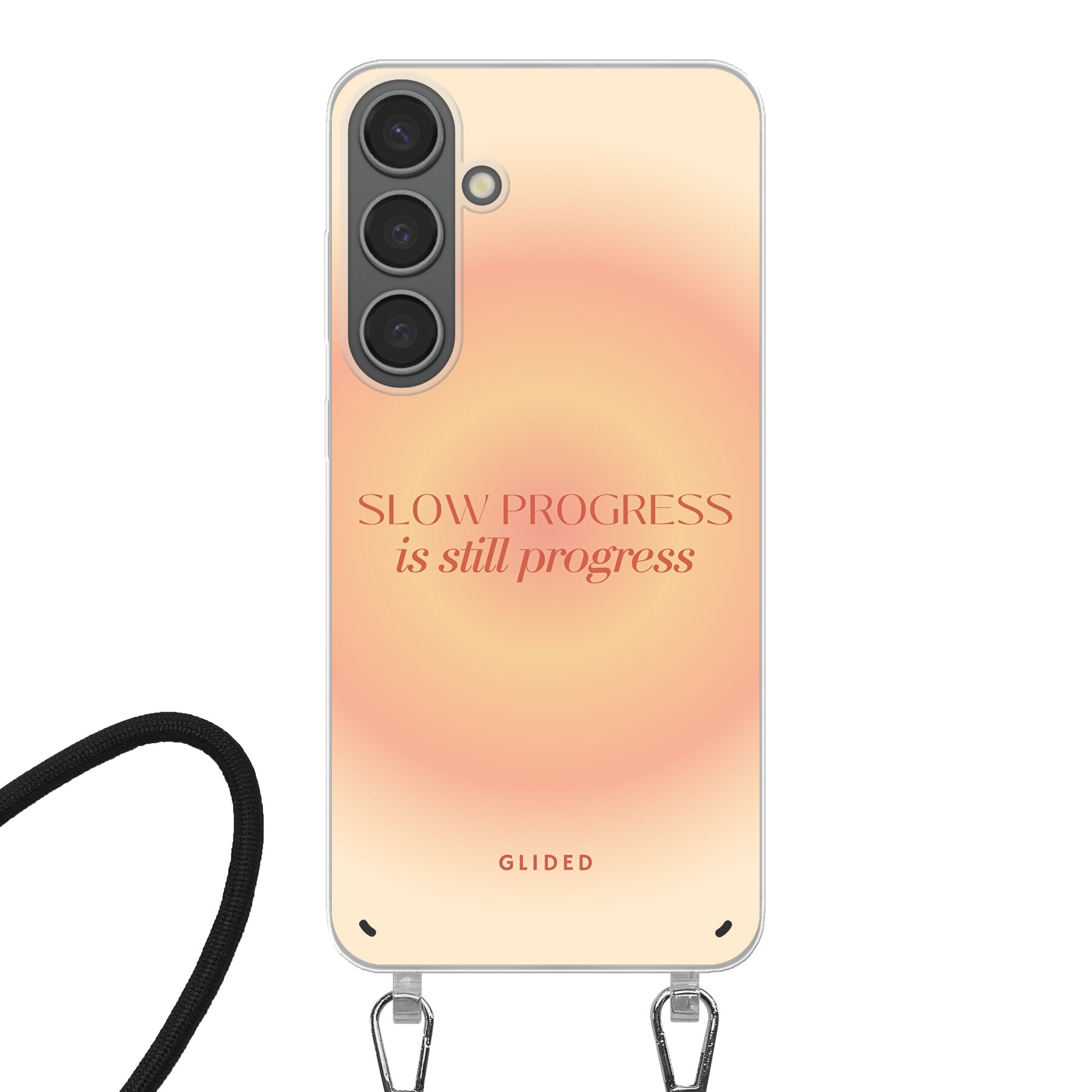 Progress - Samsung Galaxy S24 Plus Handyhülle Crossbody case mit Band