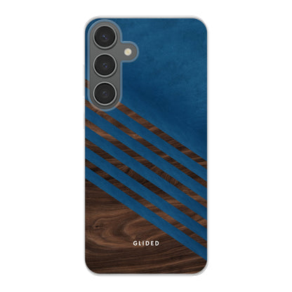 Blue Wood - Samsung Galaxy S24 Plus Handyhülle Soft case