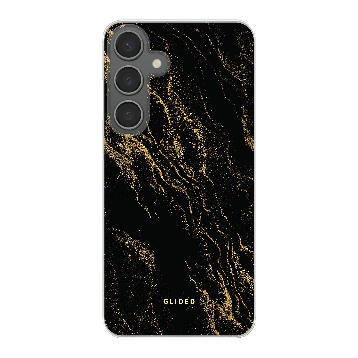 Black Marble - Samsung Galaxy S24 Plus Handyhülle Soft case