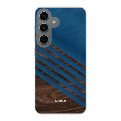 Blue Wood - Samsung Galaxy S24 Handyhülle Soft case