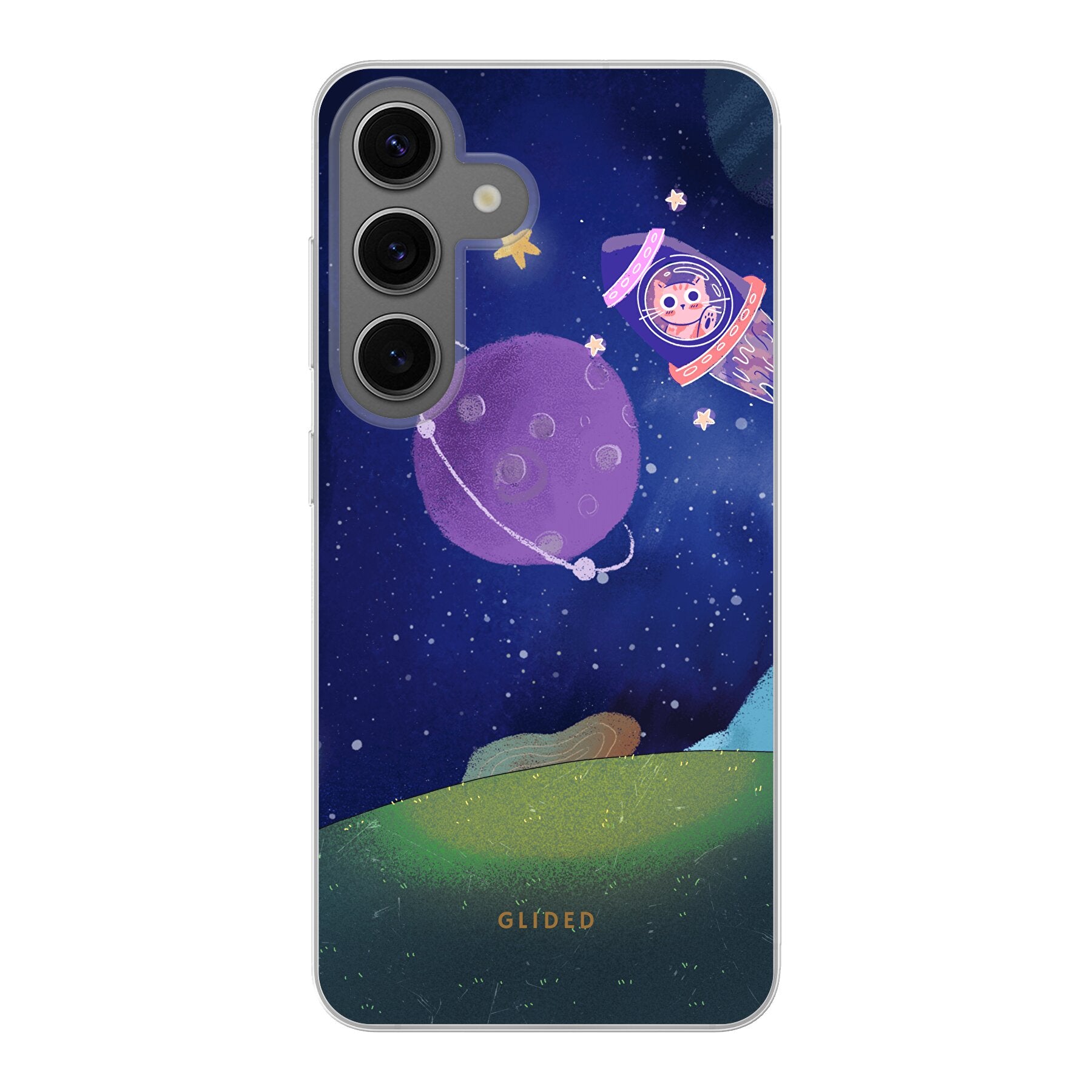 Galaxy Cat - Samsung Galaxy S24 Handyhülle Soft case