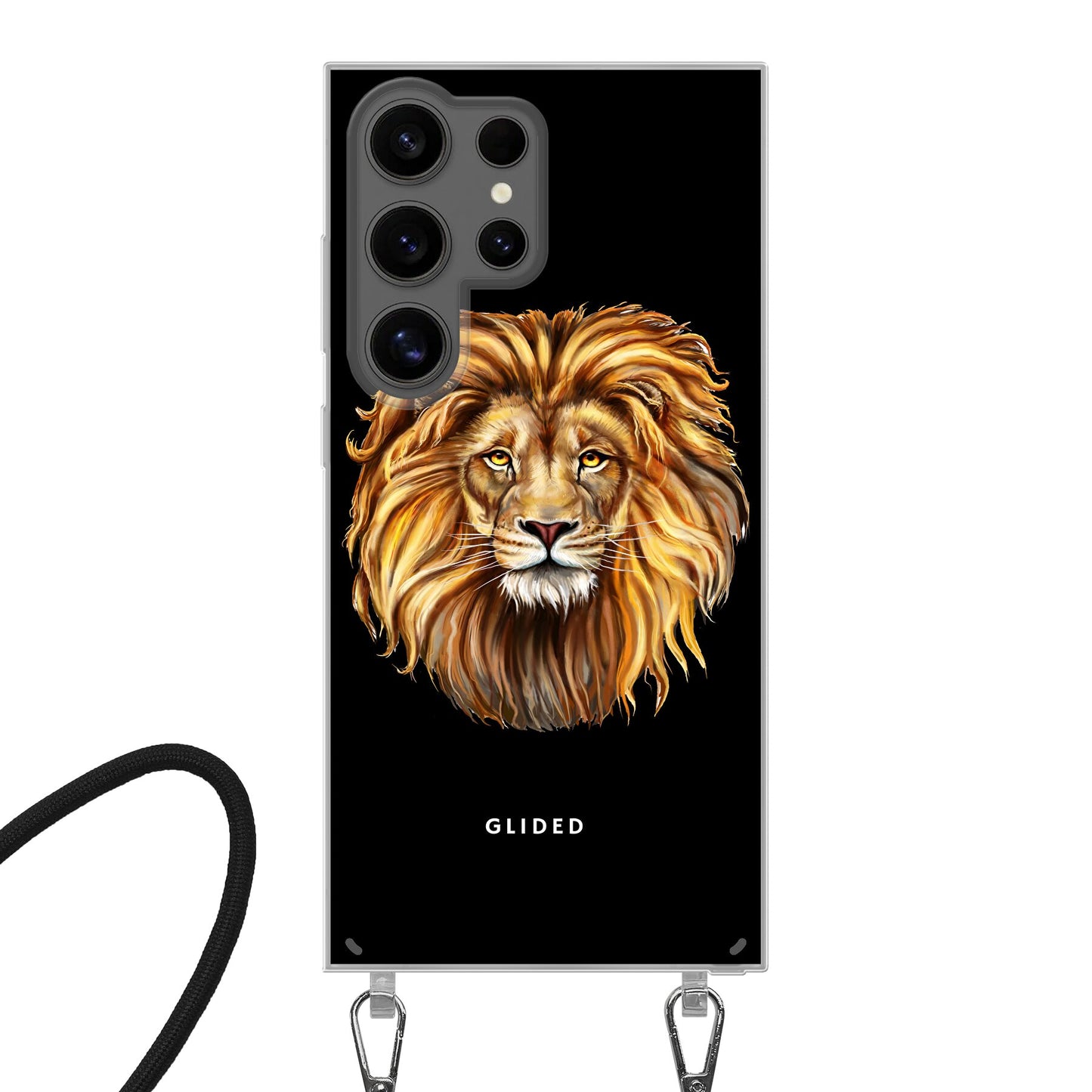 Lion Majesty - Samsung Galaxy S24 Ultra - Crossbody case mit Band