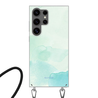 Turquoise Art - Samsung Galaxy S24 Ultra Handyhülle Crossbody case mit Band