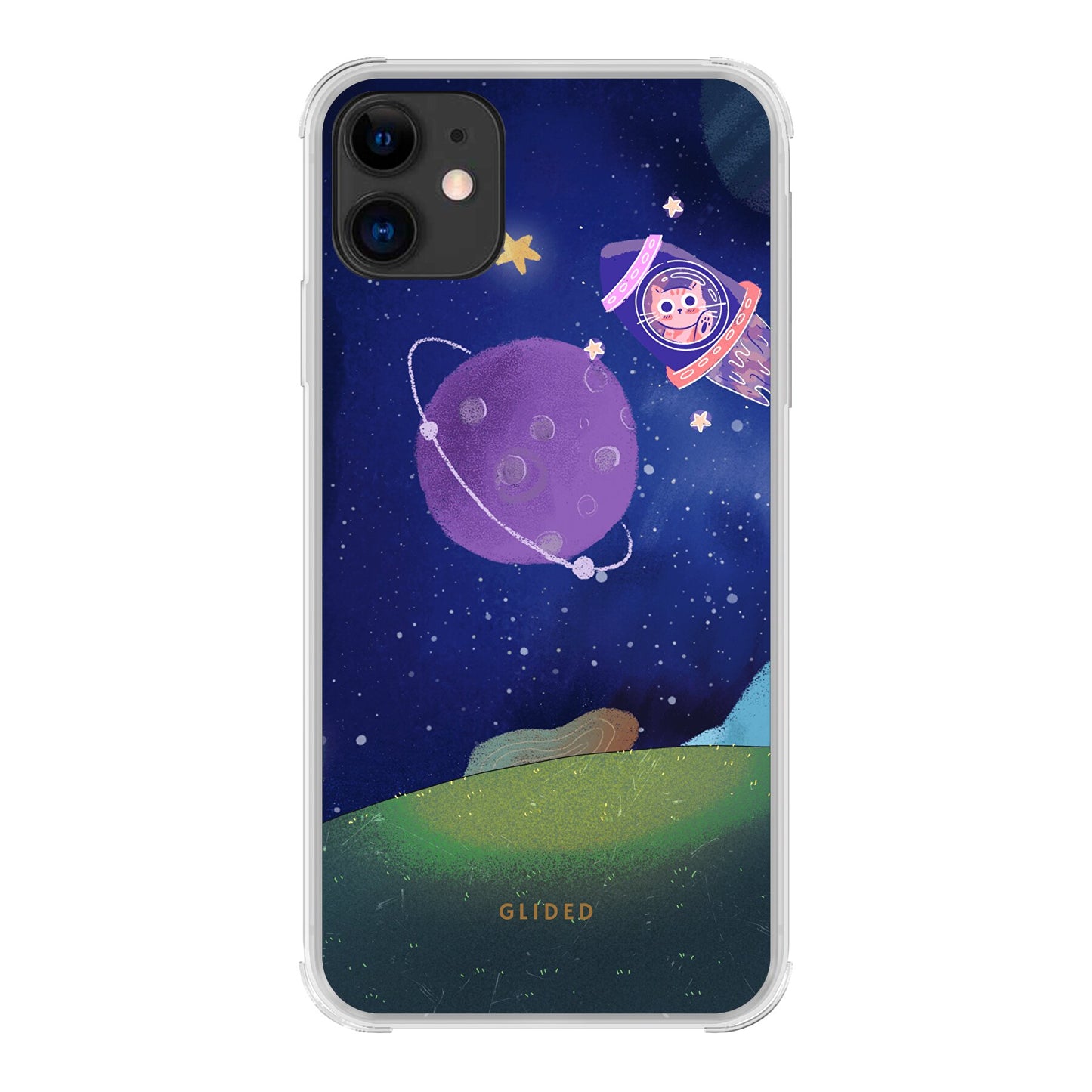 Galaxy Cat - iPhone 11 Handyhülle Bumper case