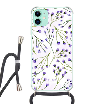 Violet Garden - iPhone 11 Handyhülle Crossbody case mit Band