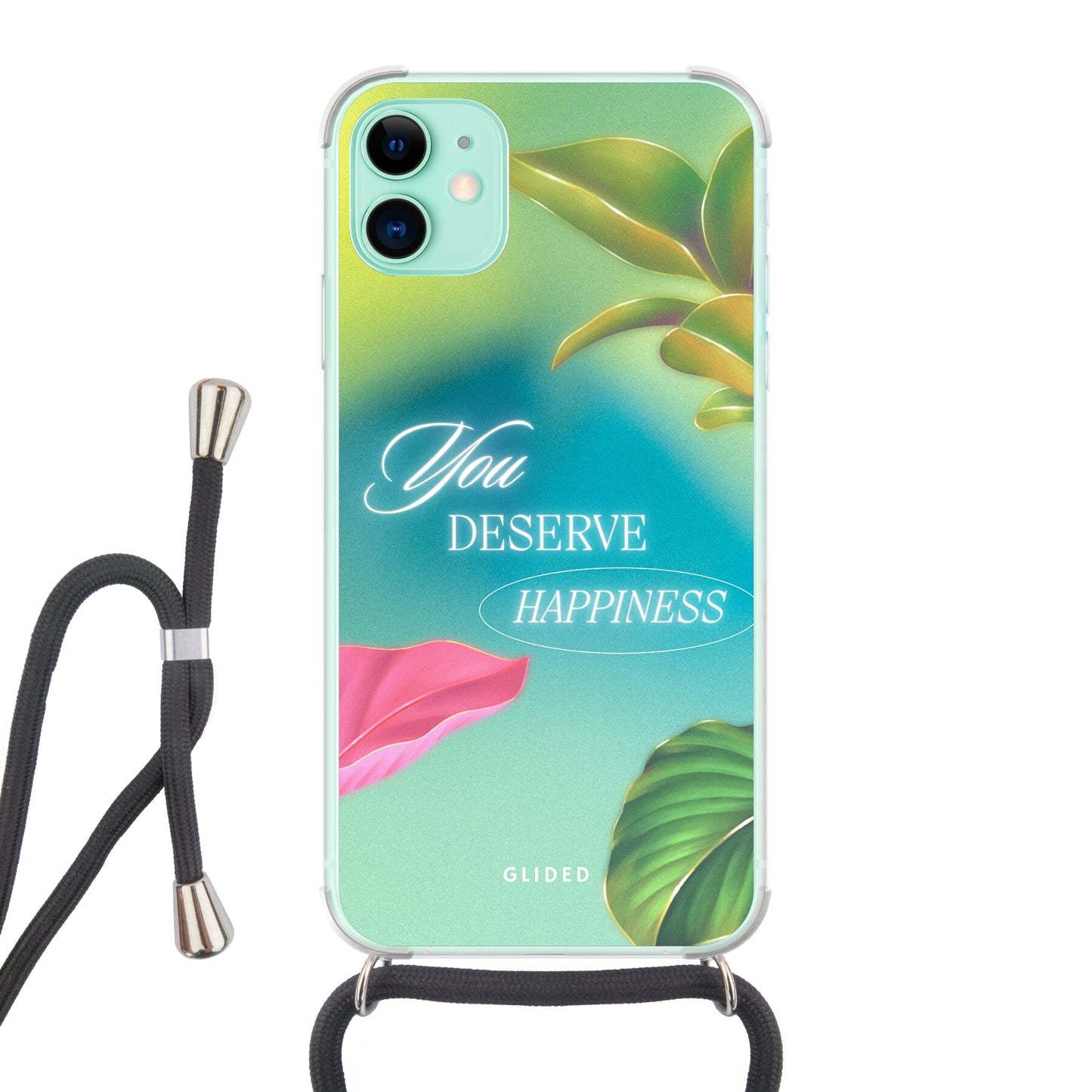 Happiness - iPhone 11 - Crossbody case mit Band