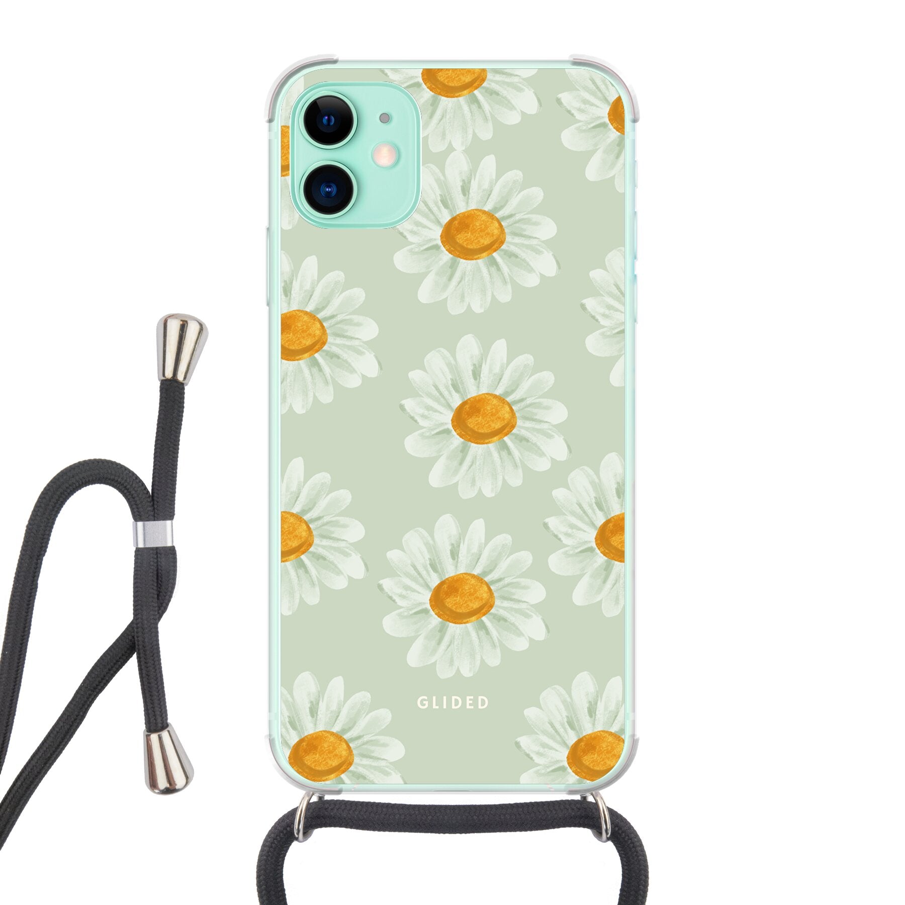 Daisy - iPhone 11 Handyhülle Crossbody case mit Band