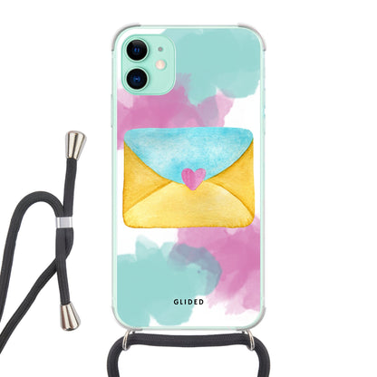 Envelope - iPhone 11 - Crossbody case mit Band