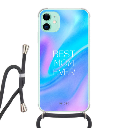 Best Mom - iPhone 11 - Crossbody case mit Band