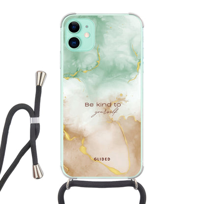 Kind to yourself - iPhone 11 Handyhülle Crossbody case mit Band