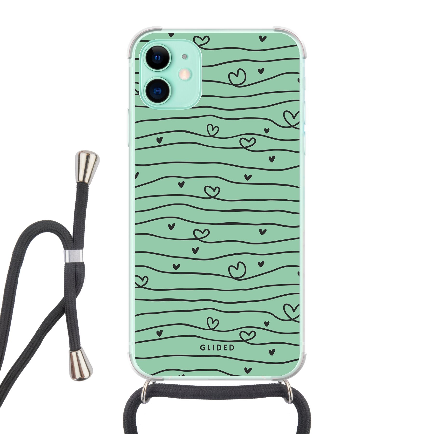 Hearty - iPhone 11 - Crossbody case mit Band