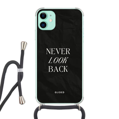 Never Back - iPhone 11 Handyhülle Crossbody case mit Band