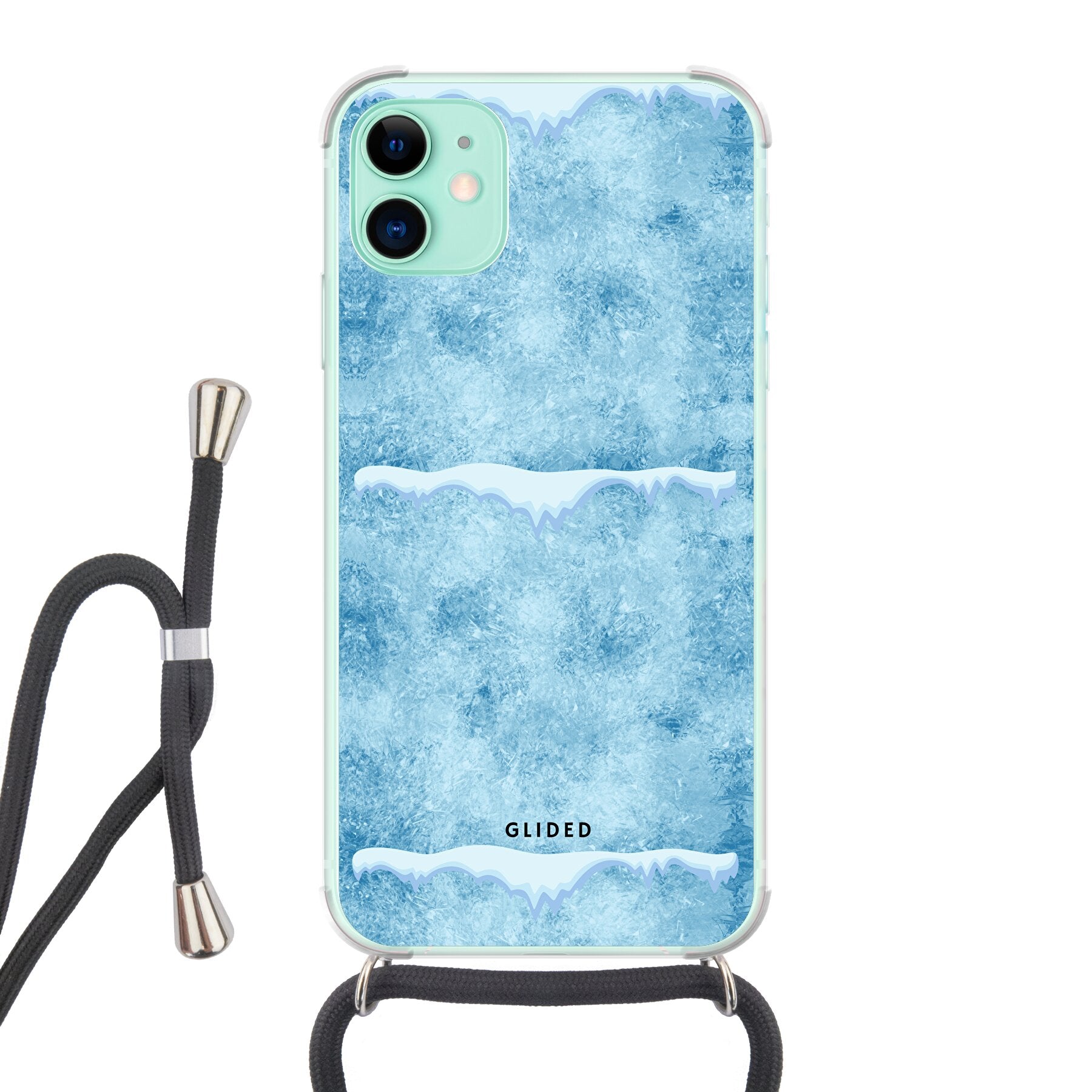 Ice Time - iPhone 11 Handyhülle Crossbody case mit Band