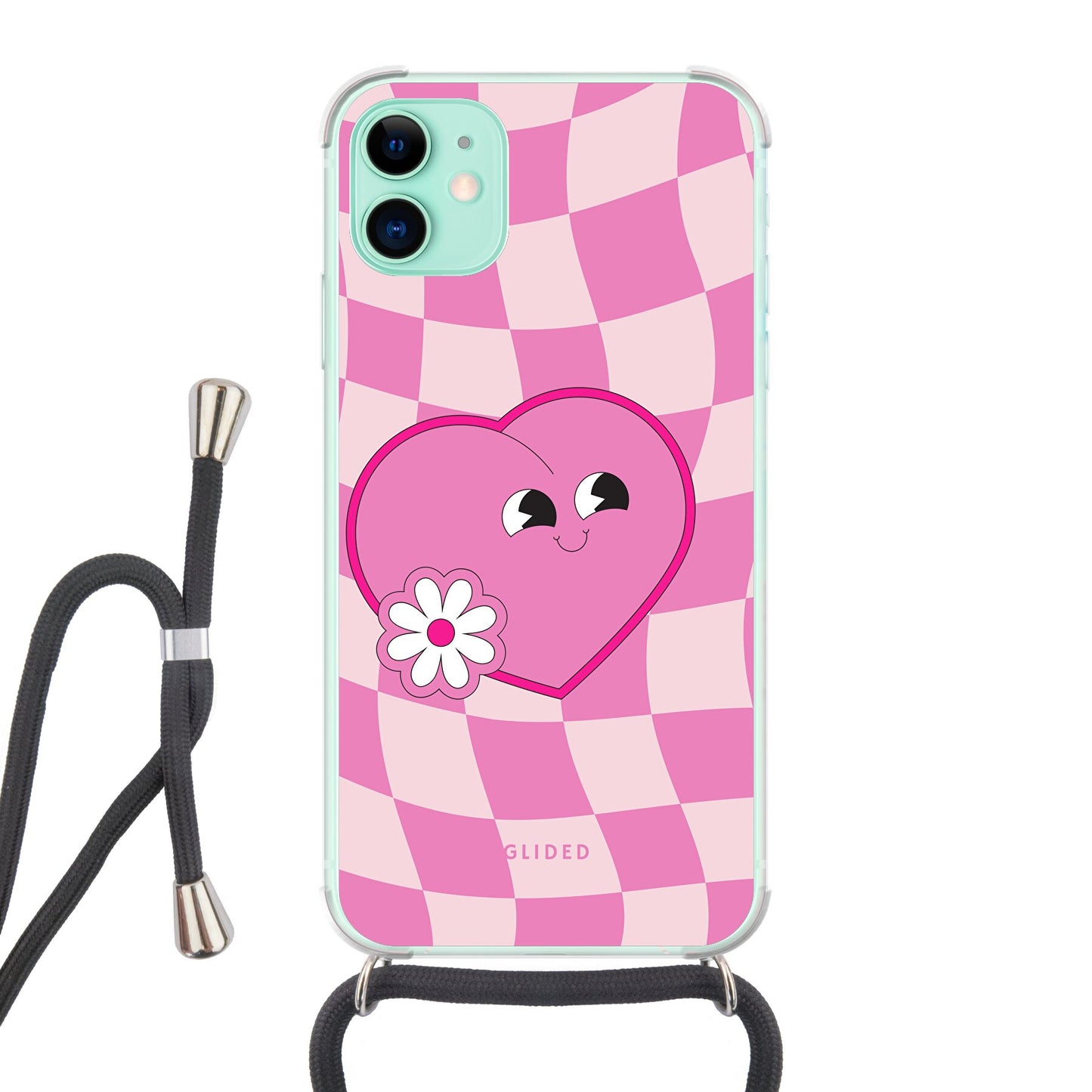 Sweet Love - iPhone 11 Handyhülle Crossbody case mit Band