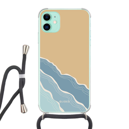 Breeze - iPhone 11 Handyhülle Crossbody case mit Band