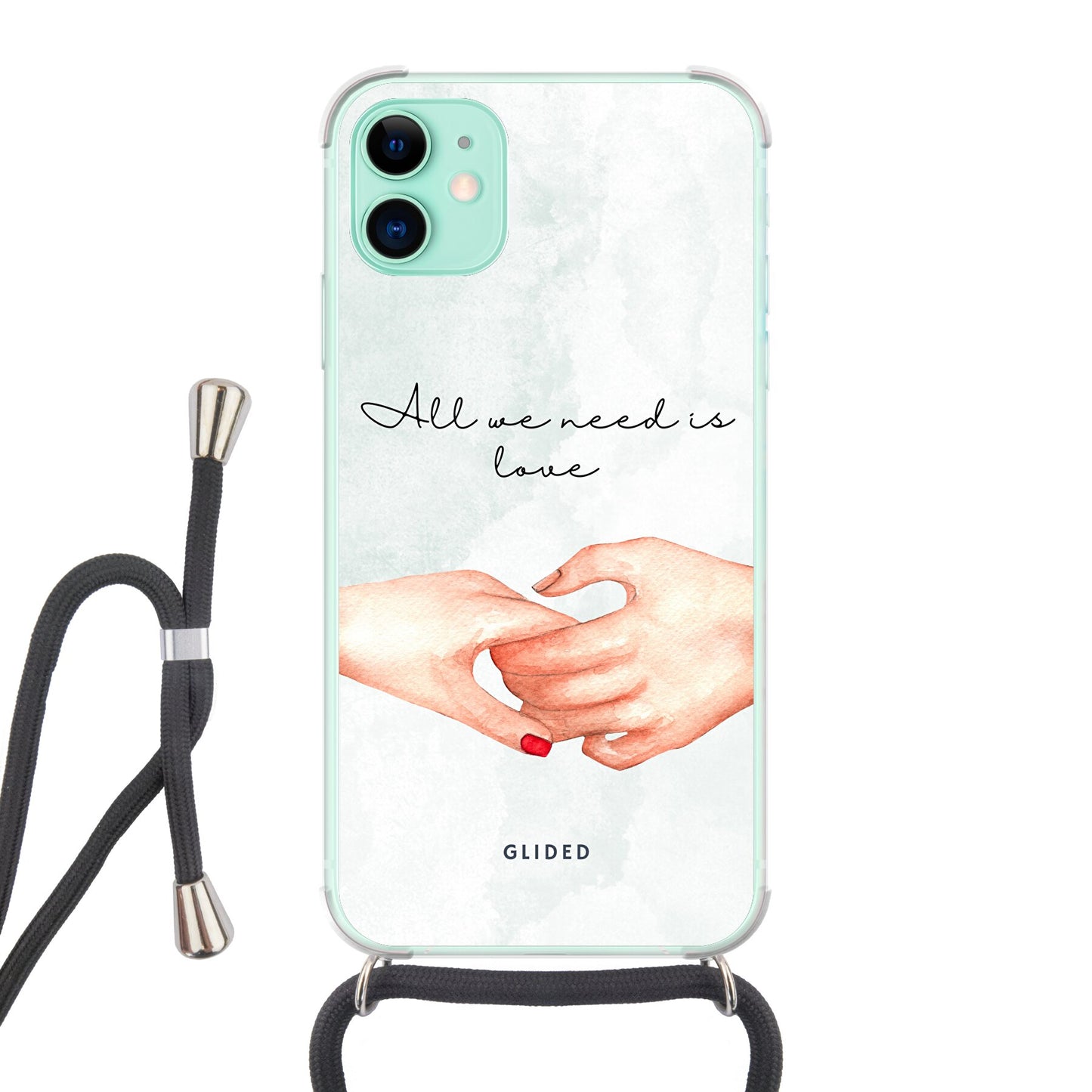 PureLove - iPhone 11 Handyhülle Crossbody case mit Band