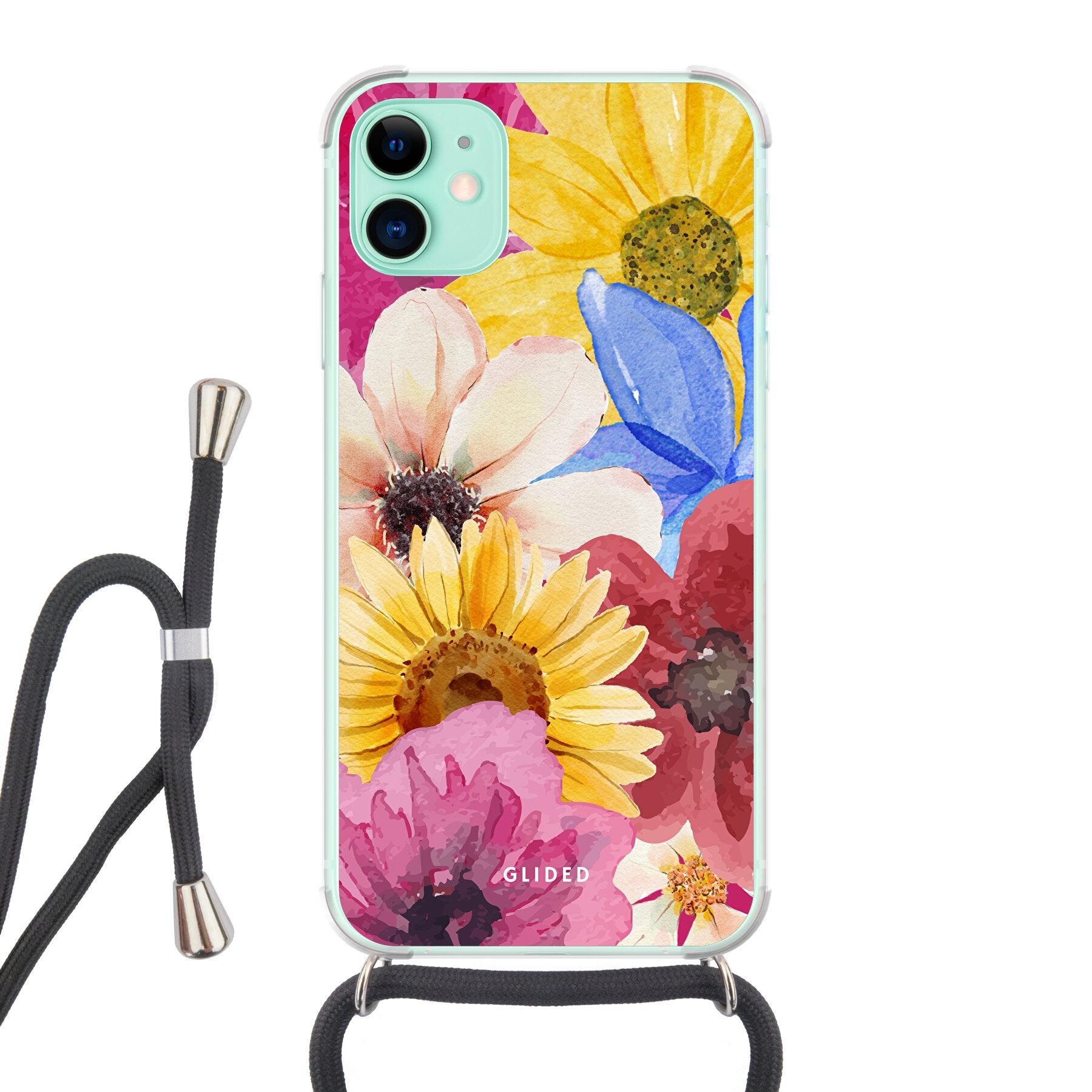 Bouquet - iPhone 11 - Crossbody case mit Band