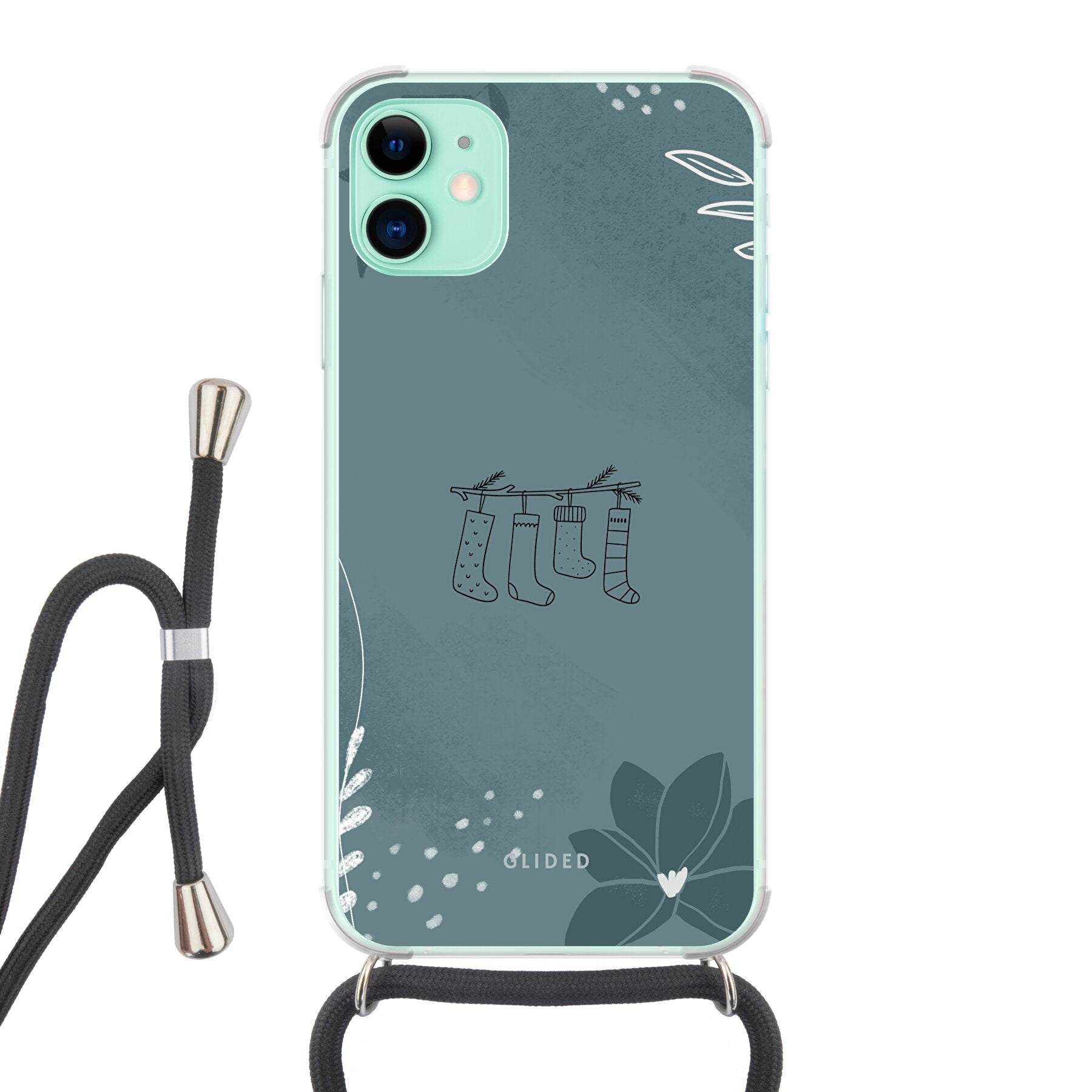 Cozy - iPhone 11 Handyhülle Crossbody case mit Band