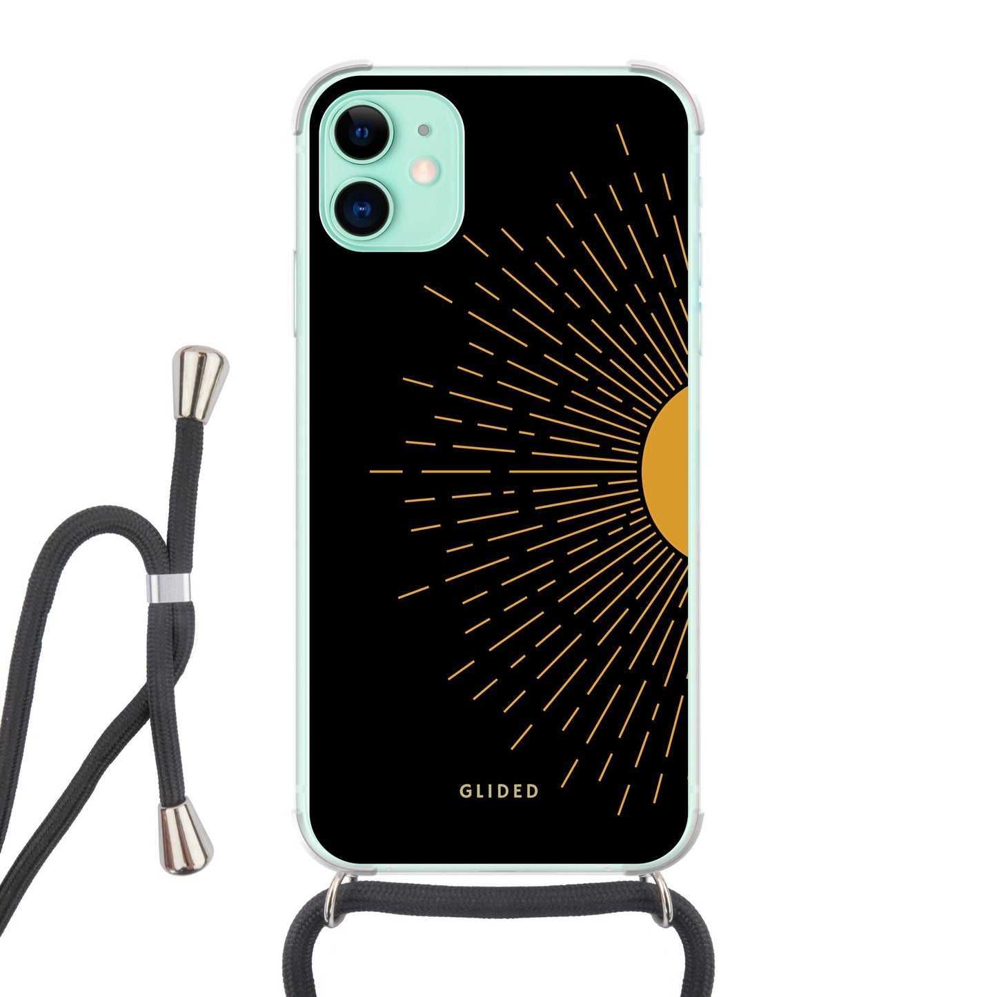 Sunlit - iPhone 11 Handyhülle Crossbody case mit Band