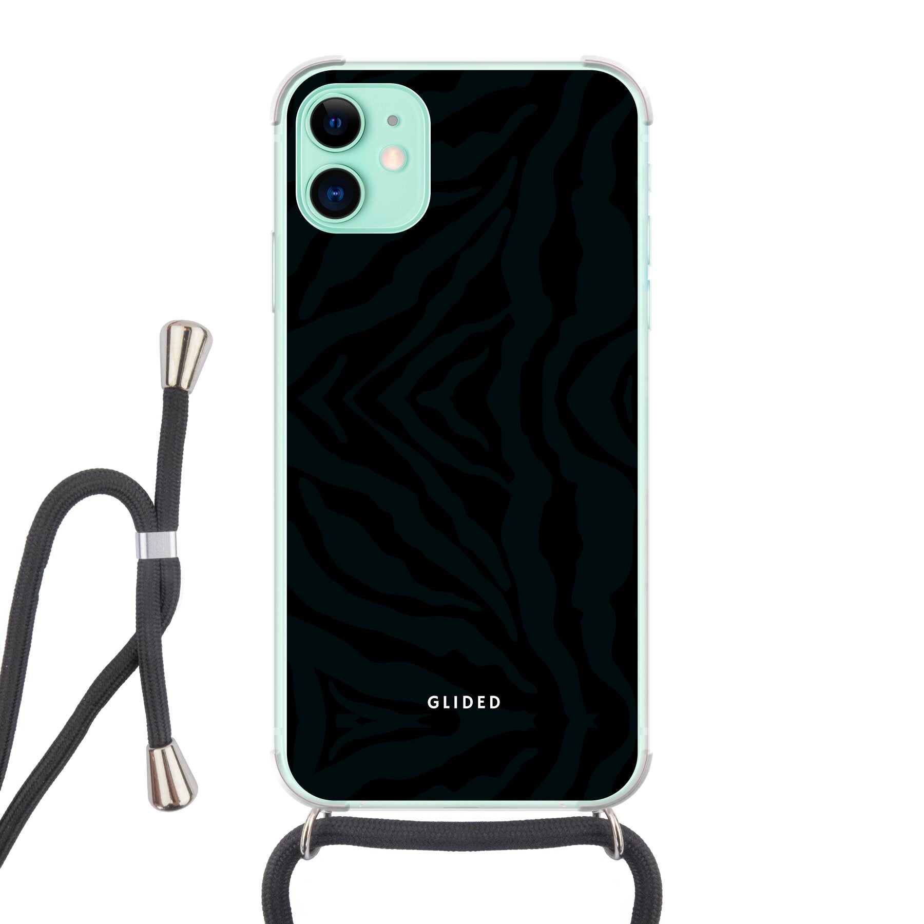 Shadow Patterns - iPhone 11 Handyhülle Crossbody case mit Band