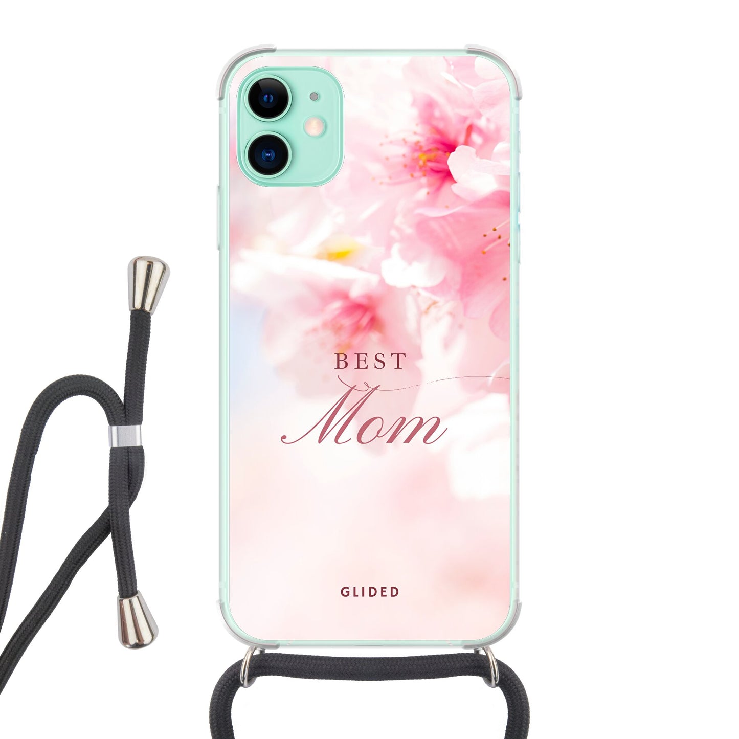 Flower Power - iPhone 11 - Crossbody case mit Band