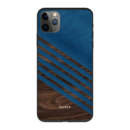 Blue Wood - iPhone 11 Pro Handyhülle Biologisch Abbaubar