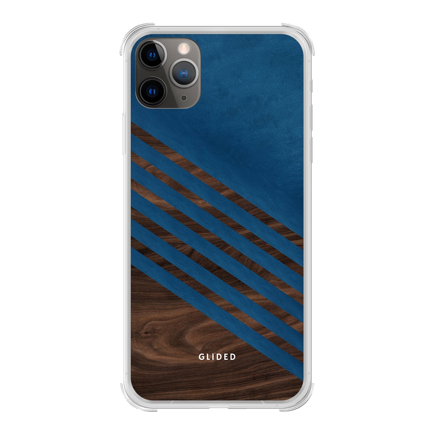 Blue Wood - iPhone 11 Pro Handyhülle Bumper case