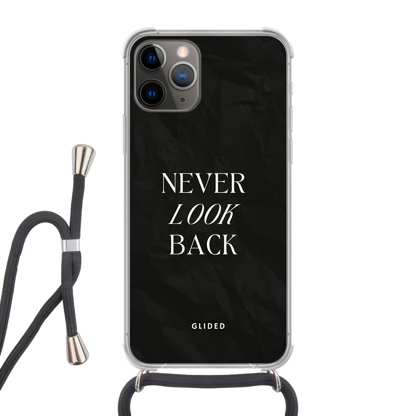 Never Back - iPhone 11 Pro Handyhülle Crossbody case mit Band