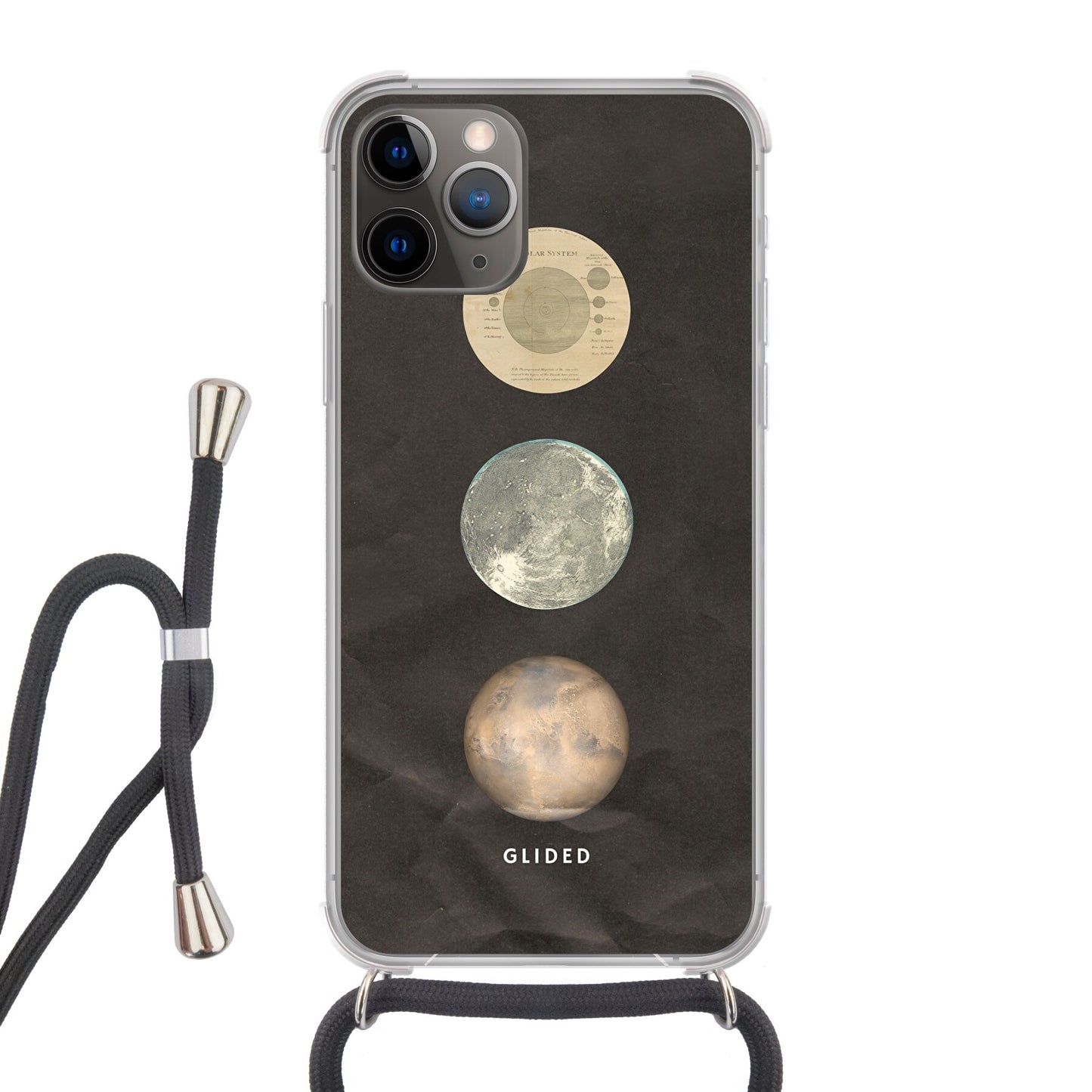 Galaxy - iPhone 11 Pro Handyhülle Crossbody case mit Band