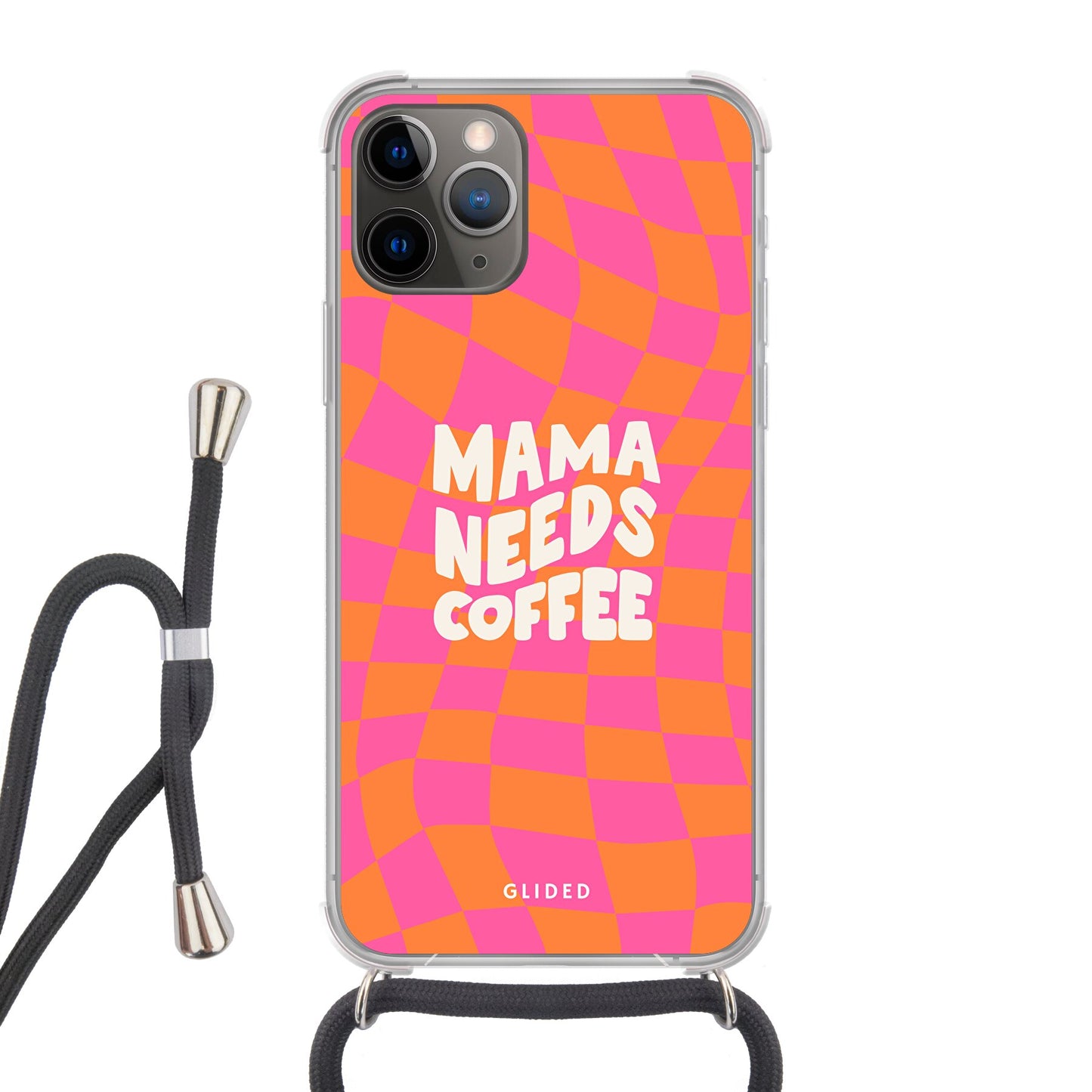 Coffee Mom - iPhone 11 Pro - Crossbody case mit Band