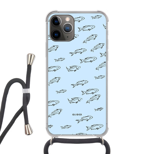 Fishy - iPhone 11 Pro Handyhülle Crossbody case mit Band