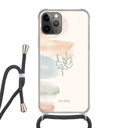 Aquarelle - iPhone 11 Pro Handyhülle Crossbody case mit Band