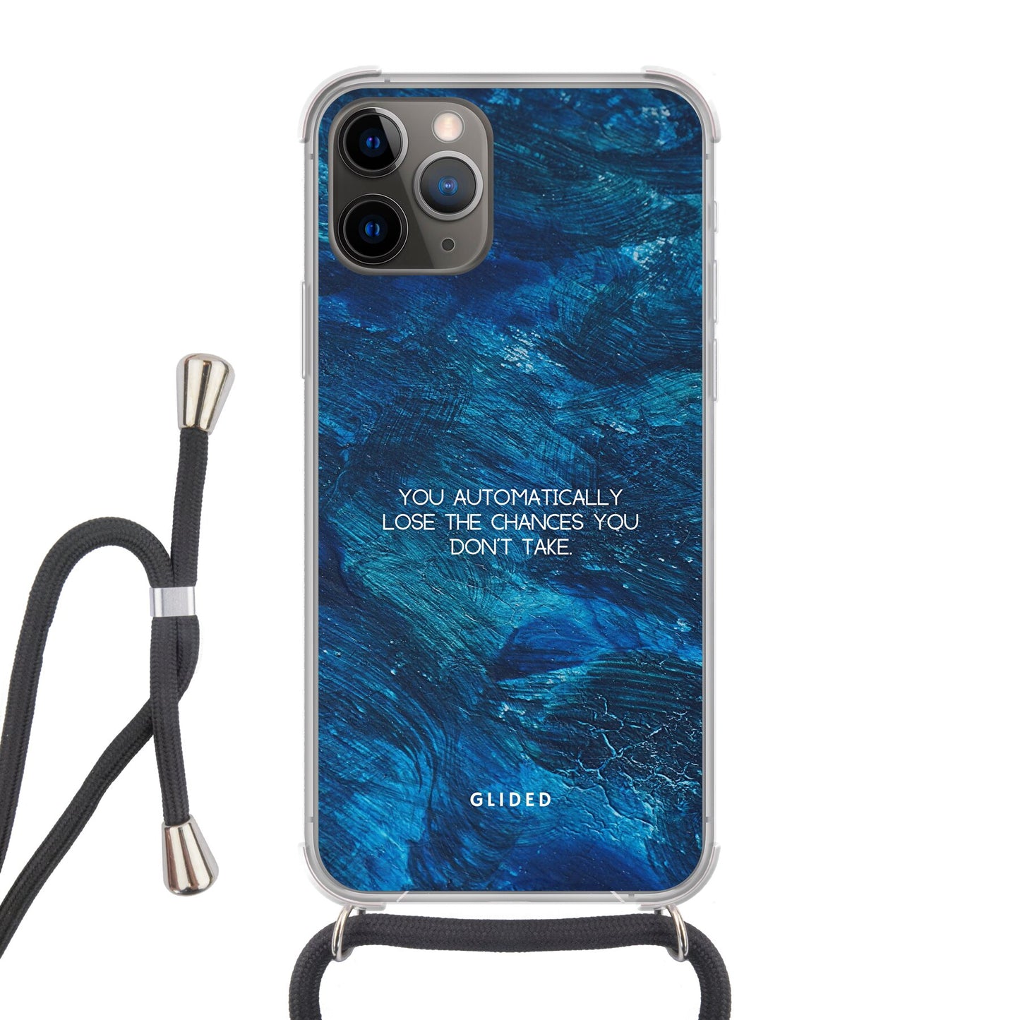 Chances - iPhone 11 Pro Handyhülle Crossbody case mit Band