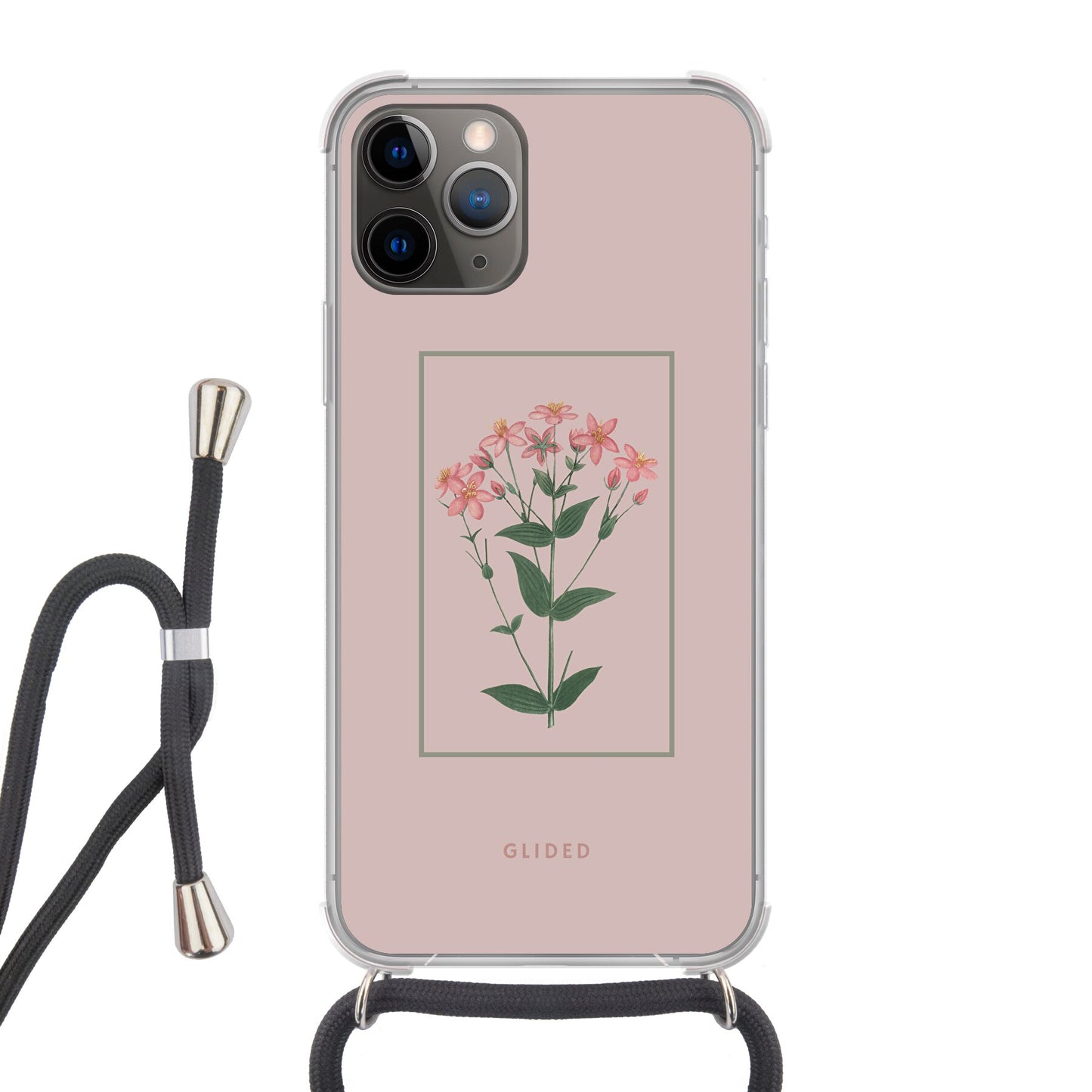 Blossy - iPhone 11 Pro Handyhülle Crossbody case mit Band