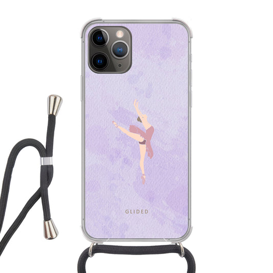 Lavender - iPhone 11 Pro Handyhülle Crossbody case mit Band