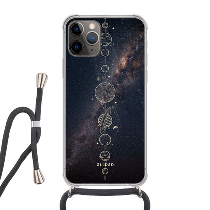 Planets - iPhone 11 Pro Handyhülle Crossbody case mit Band