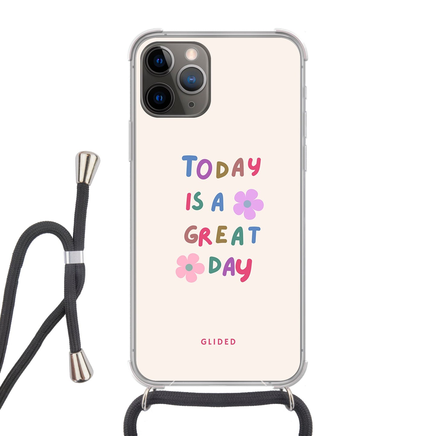 Great Day - iPhone 11 Pro Handyhülle Crossbody case mit Band