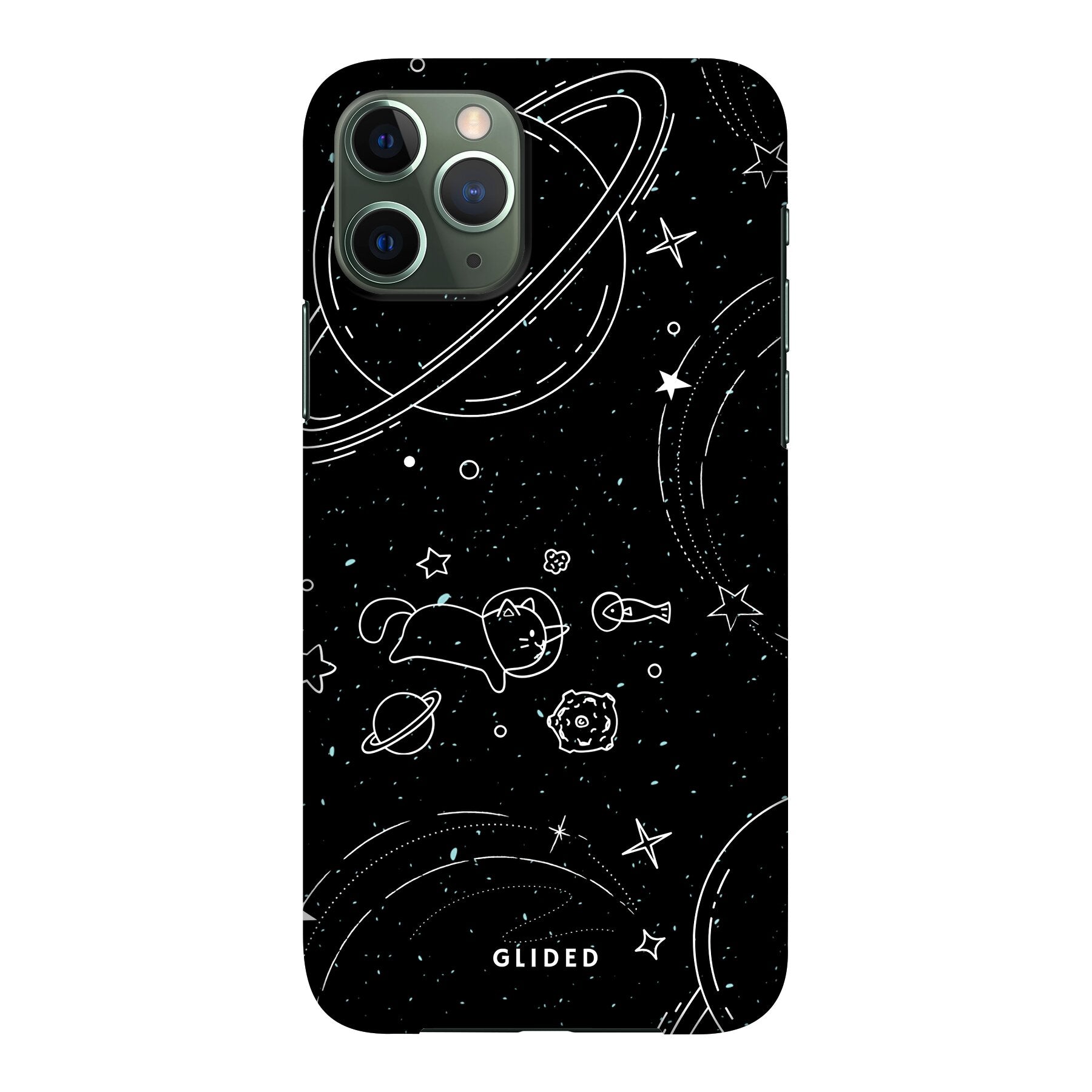 Cosmic Cat - iPhone 11 Pro Handyhülle Hard Case