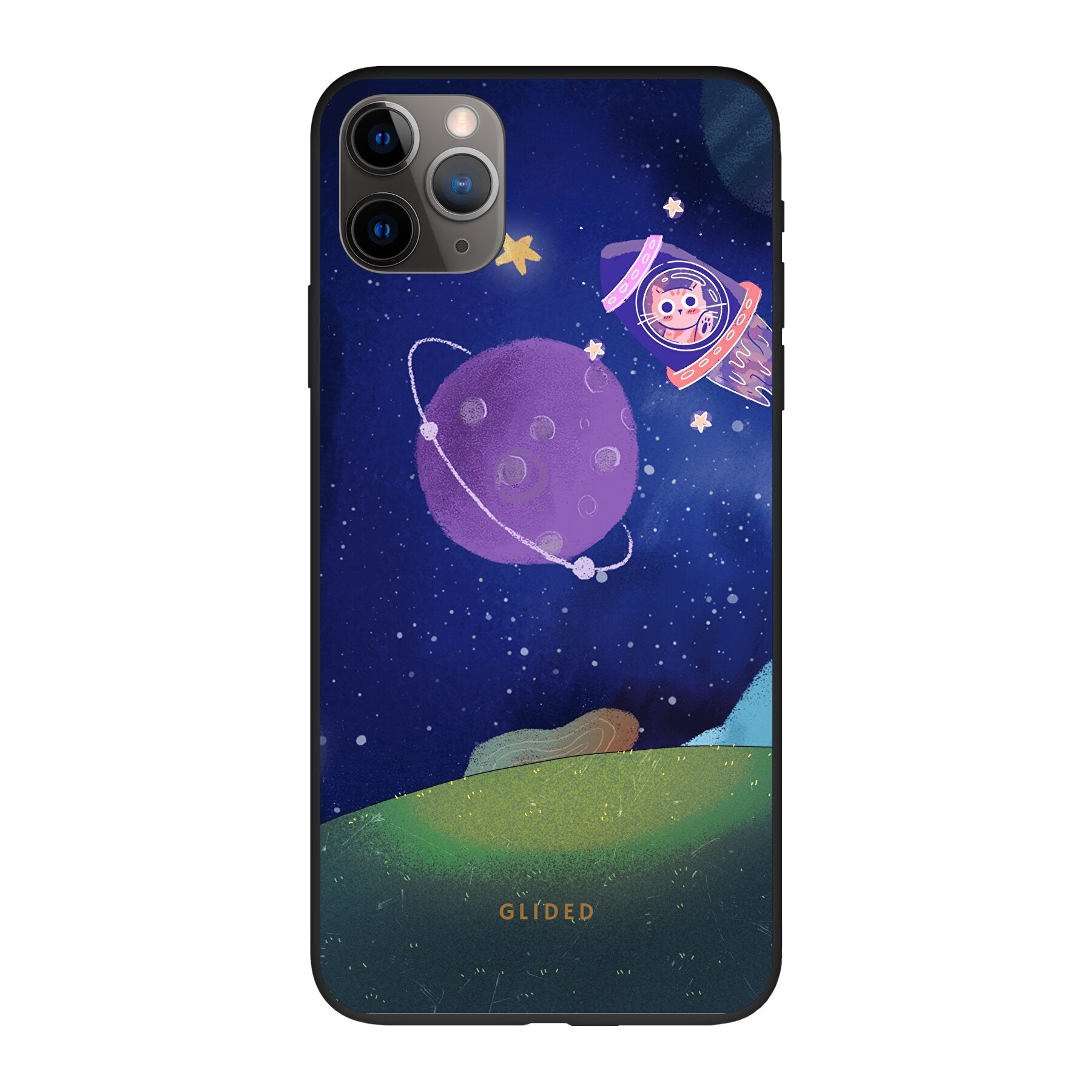 Galaxy Cat - iPhone 11 Pro Max Handyhülle Biologisch Abbaubar