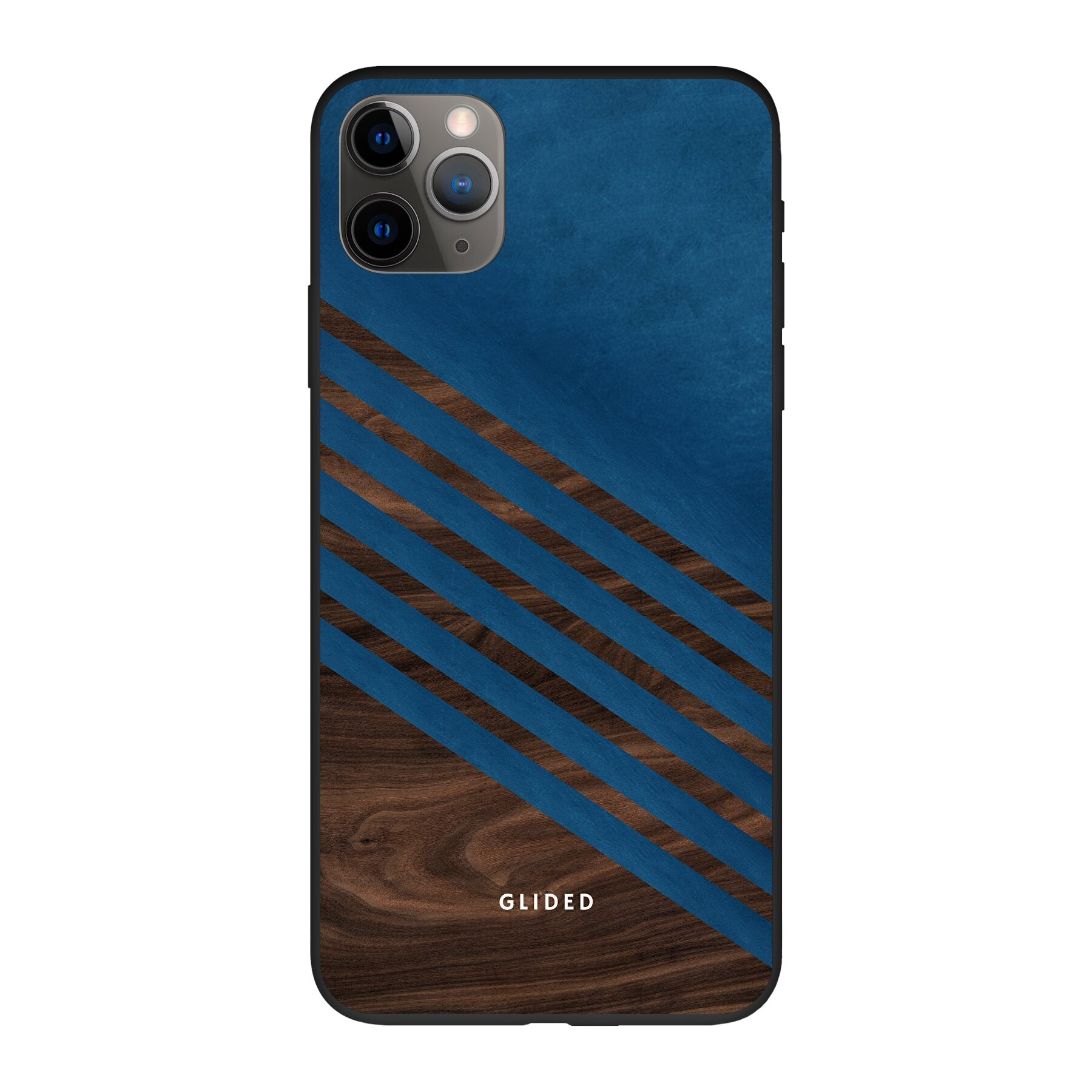 Blue Wood - iPhone 11 Pro Max Handyhülle Biologisch Abbaubar