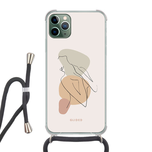 Woman Power - iPhone 11 Pro Max Handyhülle Crossbody case mit Band