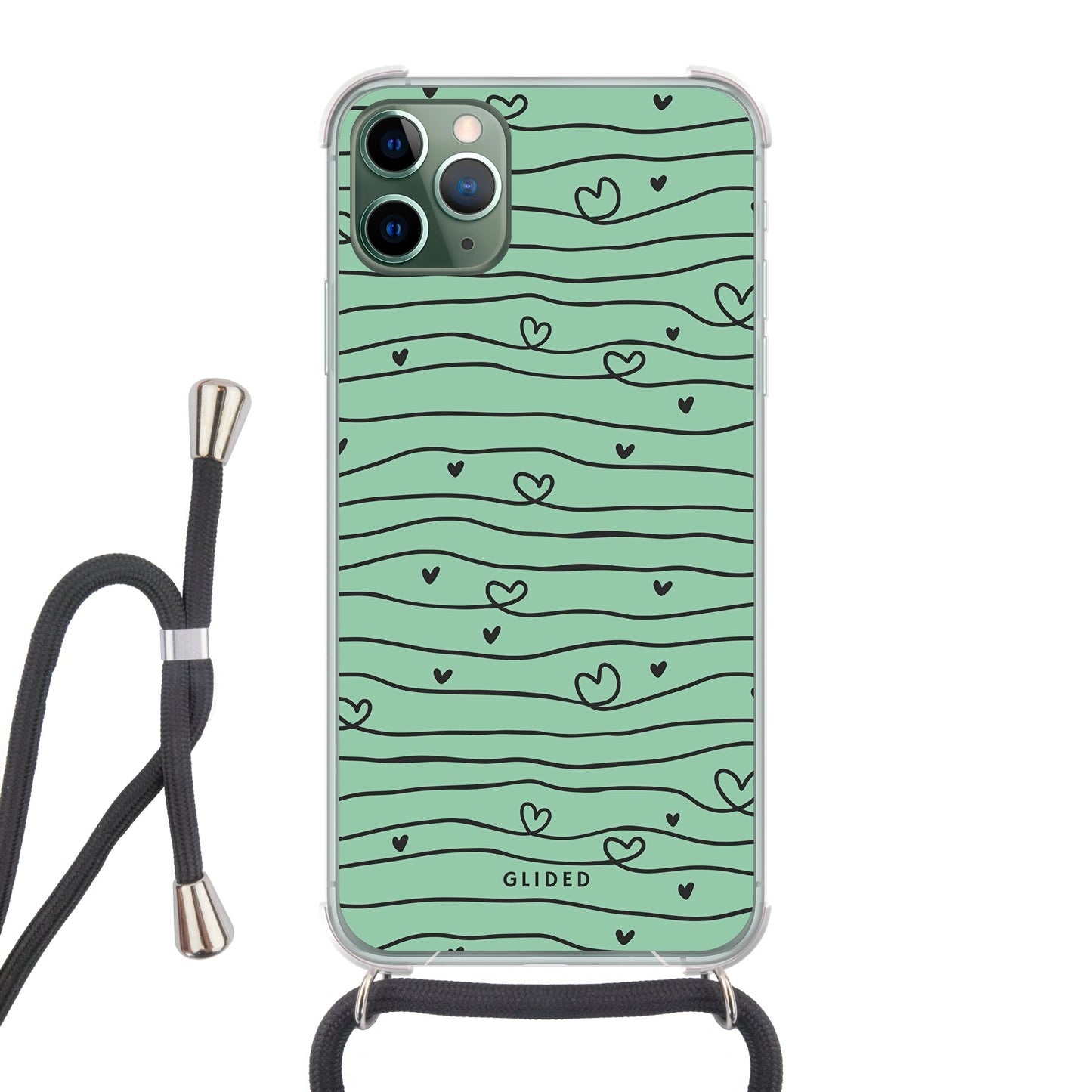 Hearty - iPhone 11 Pro Max - Crossbody case mit Band